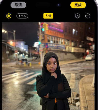 麻涌镇苹果15服务店分享如何在iPhone15系列机型拍摄照片中添加人像效果 
